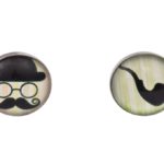 Moustache and Pipe Cufflinks