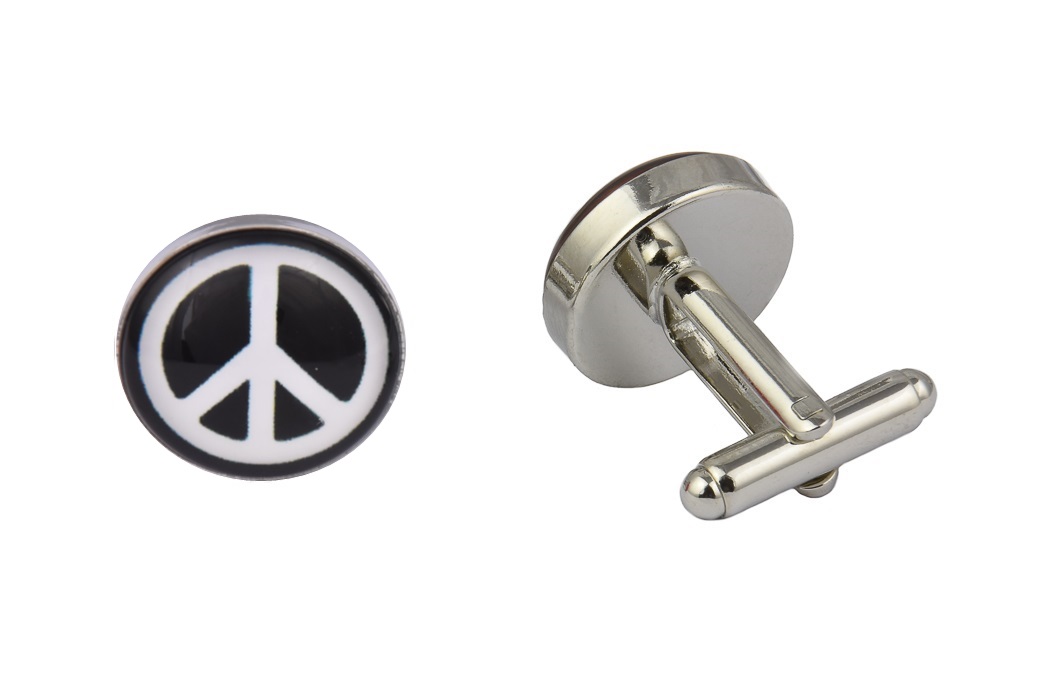 Peace Logo Cufflinks