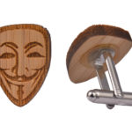 Wood Anonymous Mask