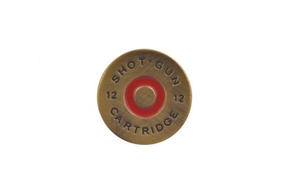 Shotgun Pellet Lapel Pin Badge