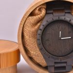Real Wood Roman Numeral Dial Quartz Watch & Free Wood Box 1