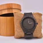 Real Wood Roman Numeral Dial Quartz Watch & Free Wood Box 2