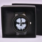 Real Wood White Ghost Face Quartz Watch & Free Box 1