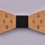 Wooden Bow Tie Anchors Small