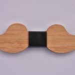 Wooden Bow Tie Moustache CGHB0003
