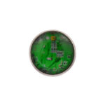 Computer Circuit Green Lapel Pin Badge