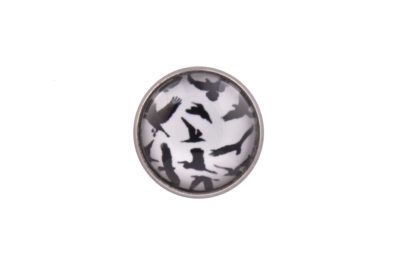 Bird Silhouette Lapel Pin Badge
