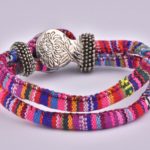 Pink Mix Bohemian Ribbon Bracelet Collection