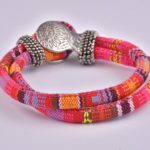 Red Mix Bohemian Ribbon Bracelet Collection