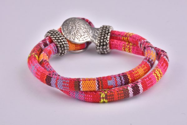Red Mix Bohemian Ribbon Bracelet Collection