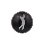 Golf Player Lapel Pin Badge