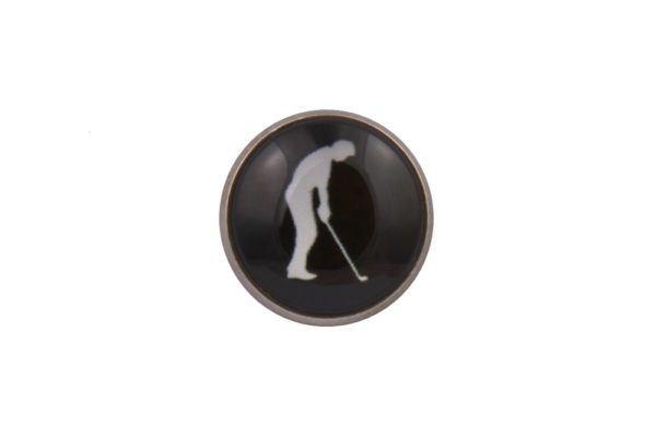 Golf Putt Lapel Pin Badge
