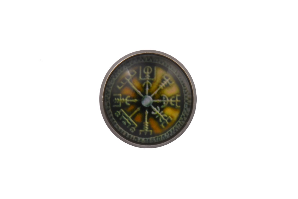 Viking Compass Lapel Pin